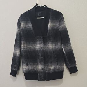 Zara Monochrome Bomber Jacket